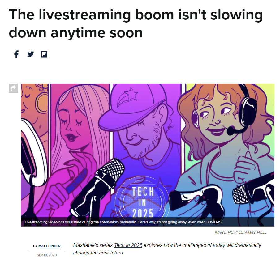 Livestreaming Blooming